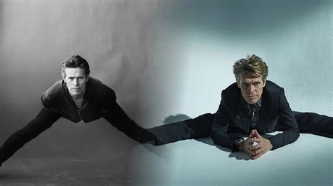 willem dafoe photoshoot|willem dafoe doing the splits.